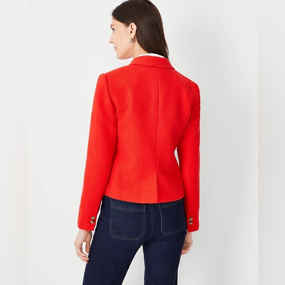 NWT Ann Taylor The Newbury Blazer in Tweed - Picture 4 of 7